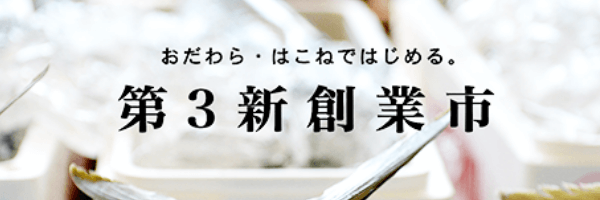 おだわら・はこねではじめる　第三新創業都市